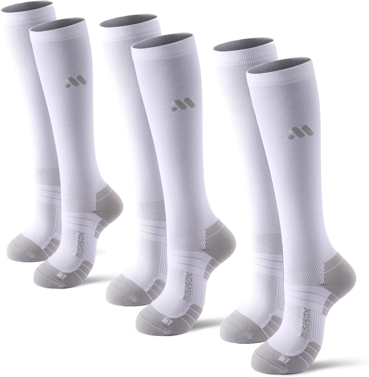 Compression Socks for Women and Men,15-20 mmHg Support(3 Pairs)