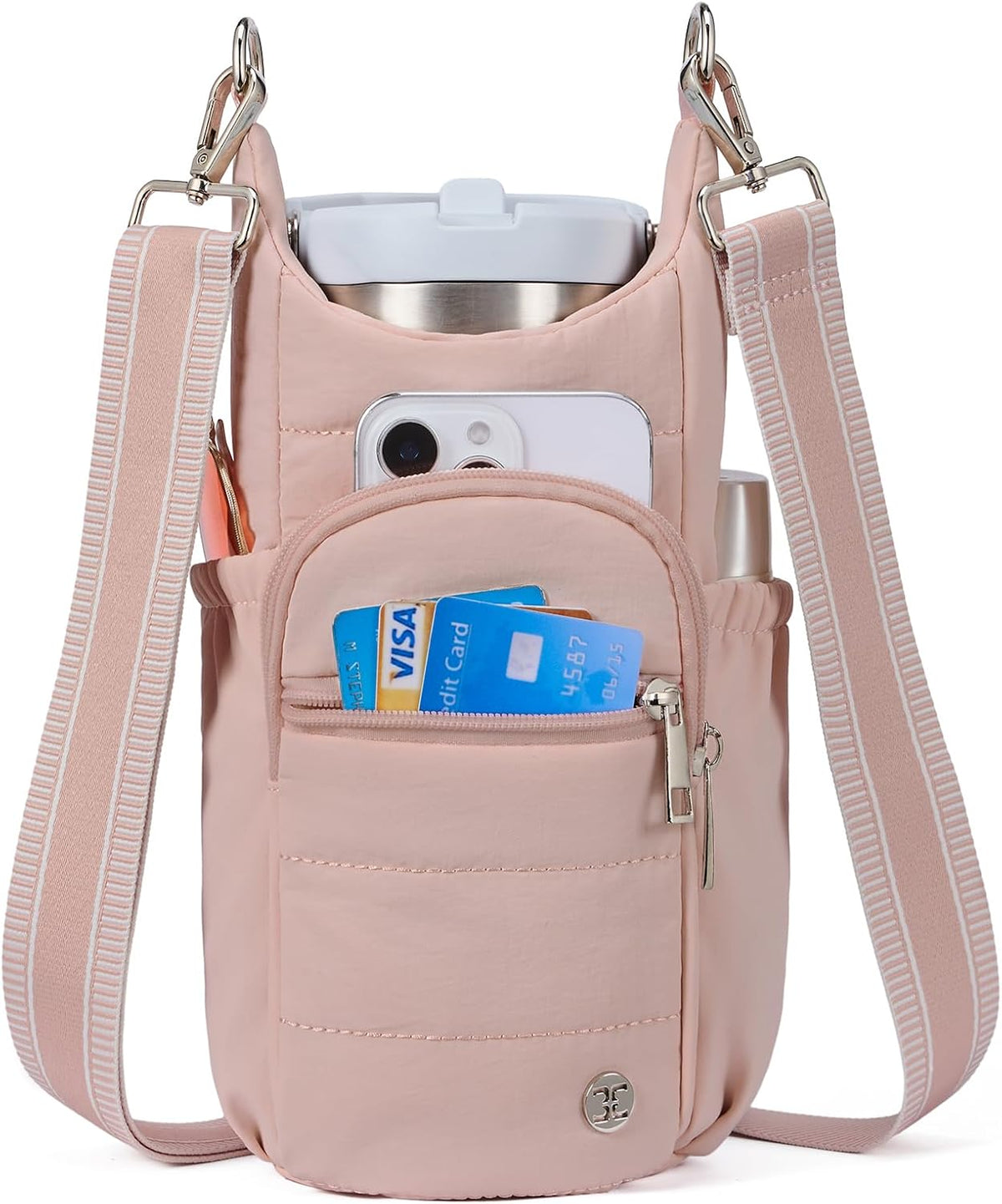 Water Bottle Holder with Strap RFID Crossbody Bags for Women