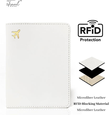 Passport Holder for Travel Essentials,RFID Blocking Passport Cover Case for Travel Accessories,Travel Wallet for Women Men (Sage Green)