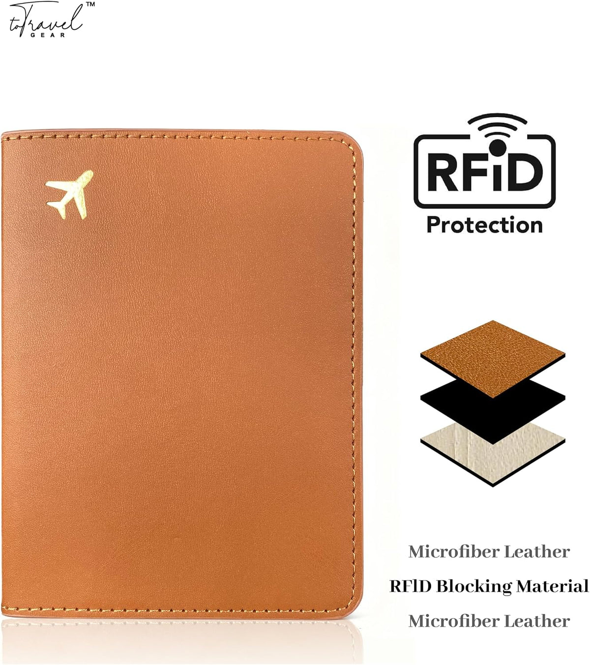 Passport Holder for Travel Essentials,RFID Blocking Passport Cover Case for Travel Accessories,Travel Wallet for Women Men (Sage Green)