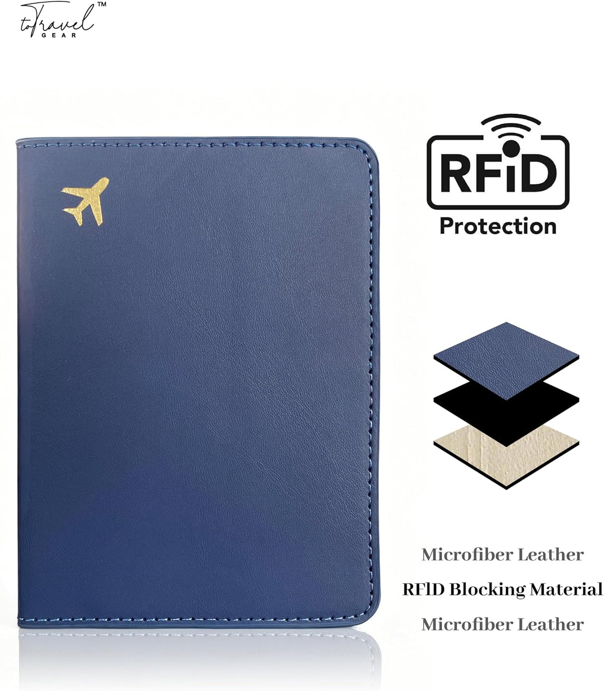 Passport Holder for Travel Essentials,RFID Blocking Passport Cover Case for Travel Accessories,Travel Wallet for Women Men (Sage Green)