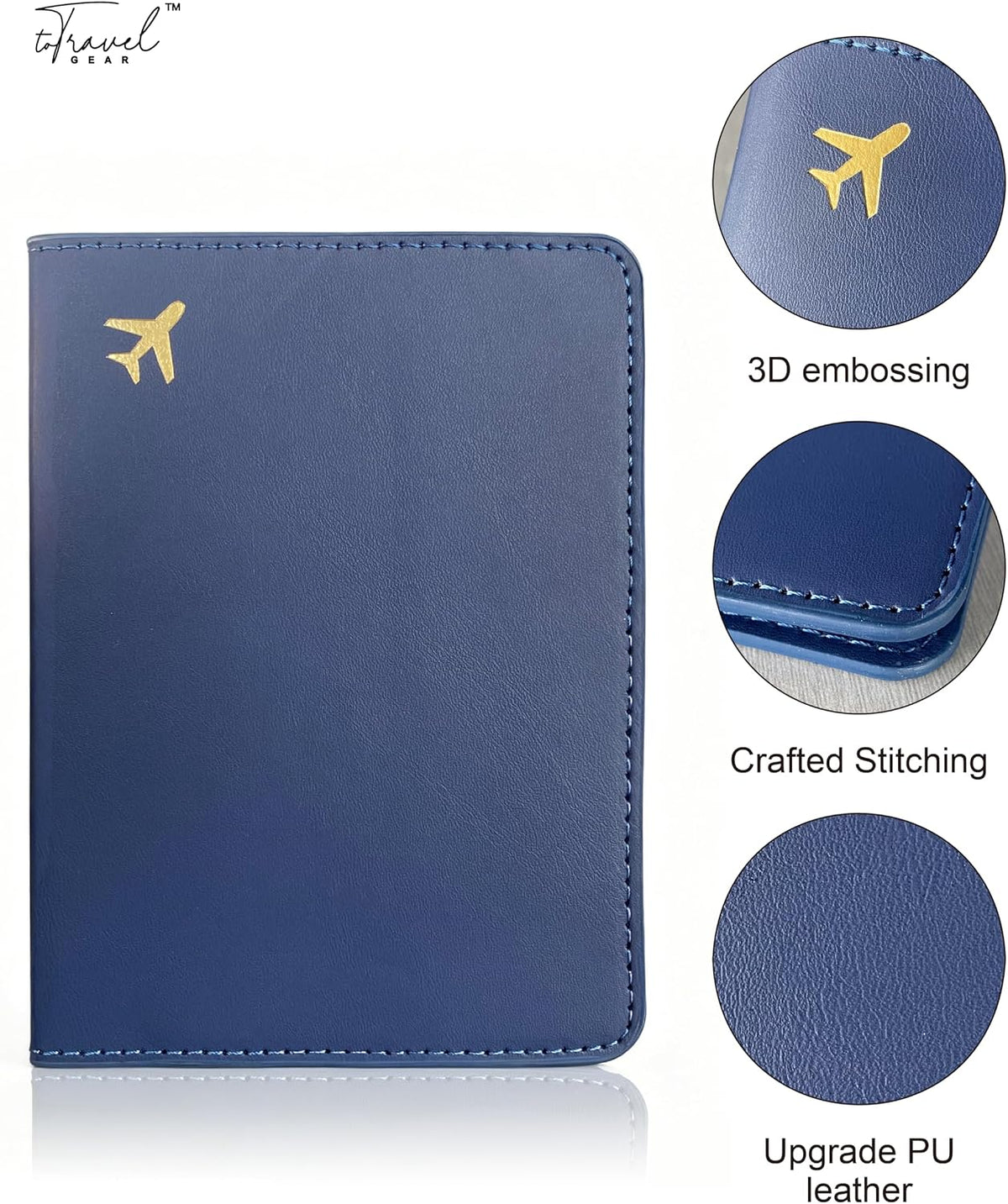 Passport Holder for Travel Essentials,RFID Blocking Passport Cover Case for Travel Accessories,Travel Wallet for Women Men (Sage Green)
