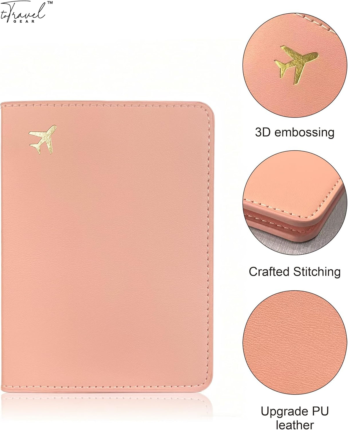 Passport Holder for Travel Essentials,RFID Blocking Passport Cover Case for Travel Accessories,Travel Wallet for Women Men (Sage Green)