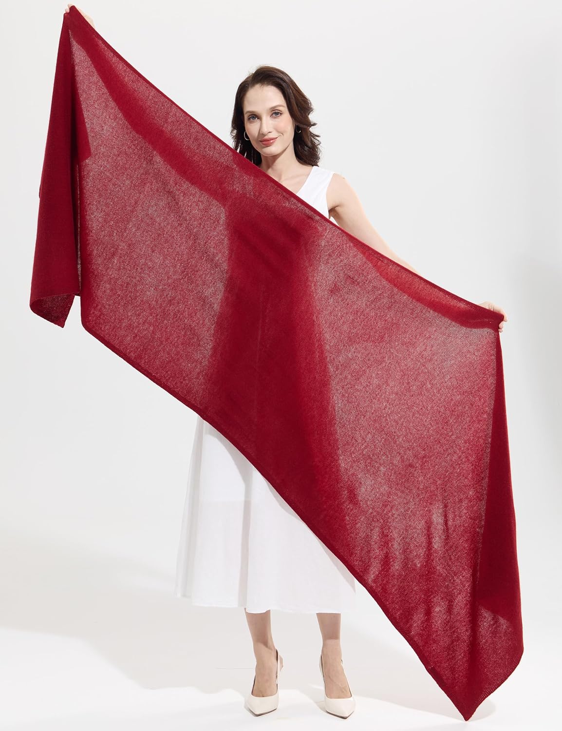 Soft Cashmere Blend Wrap Chic Scarf Stole for Women Wayfarer Travel Extra Large 87"x28" - Colors A