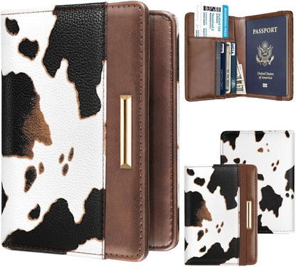 Passport Holder Cover RFID Cute Slim Travel Wallet Women - Colors A