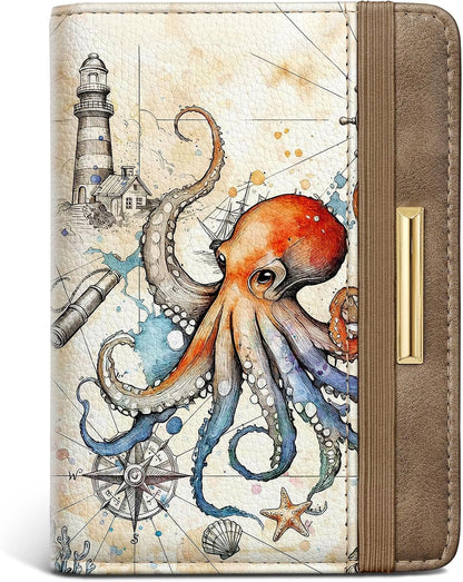 Passport Holder Cover RFID Cute Slim Travel Wallet Women - Colors A