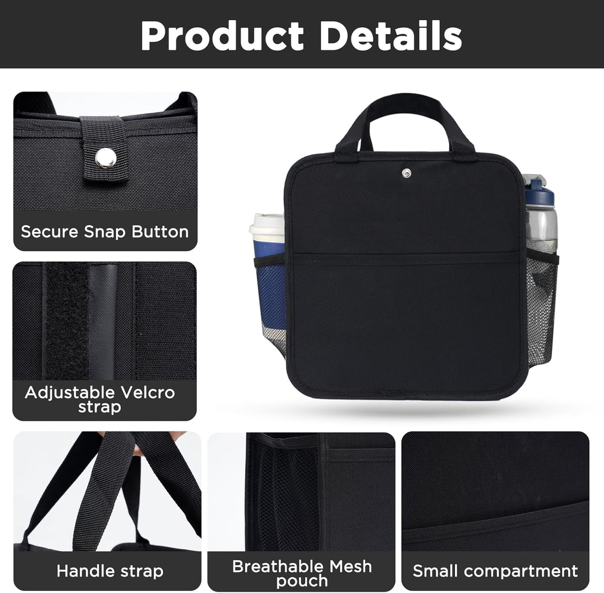 Large Luggage Travel Cup Holder for Suitcase Travel Drink Carrier Caddy