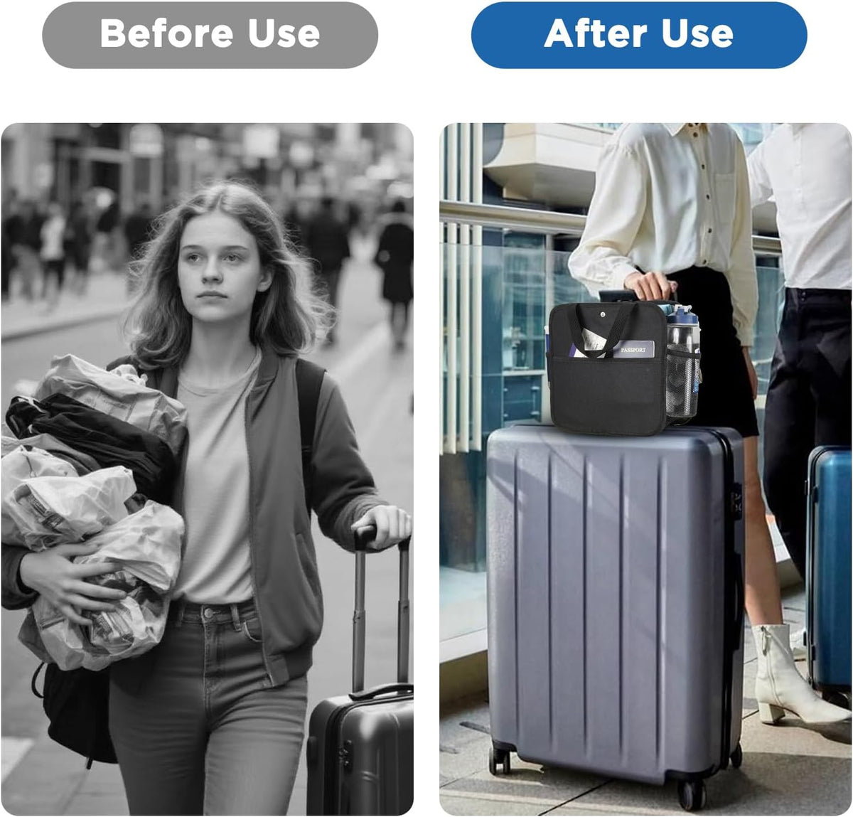 Large Luggage Travel Cup Holder for Suitcase Travel Drink Carrier Caddy