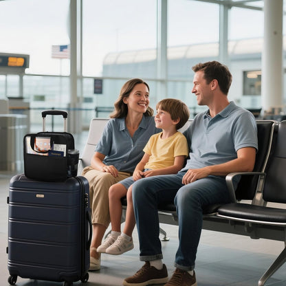 Large Luggage Travel Cup Holder for Suitcase Travel Drink Carrier Caddy