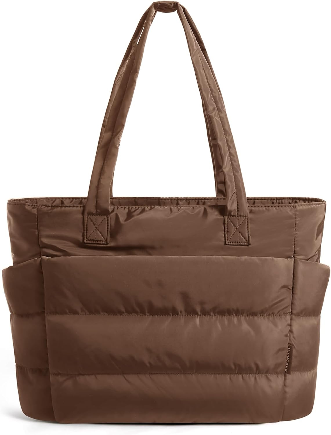 Puffy Tote Bag for Women, Lightweight Work Tote Handbag