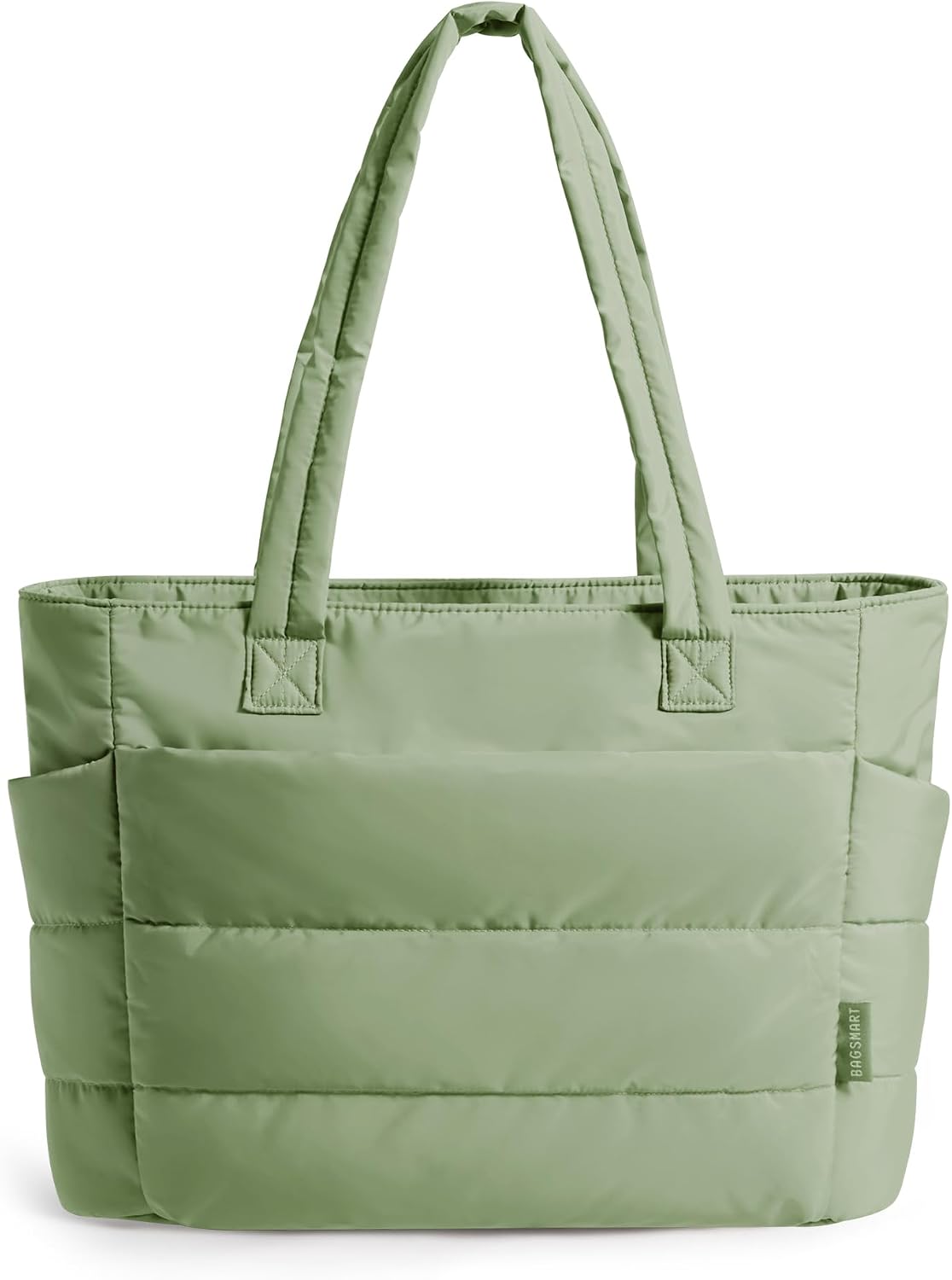 Puffy Tote Bag for Women, Lightweight Work Tote Handbag