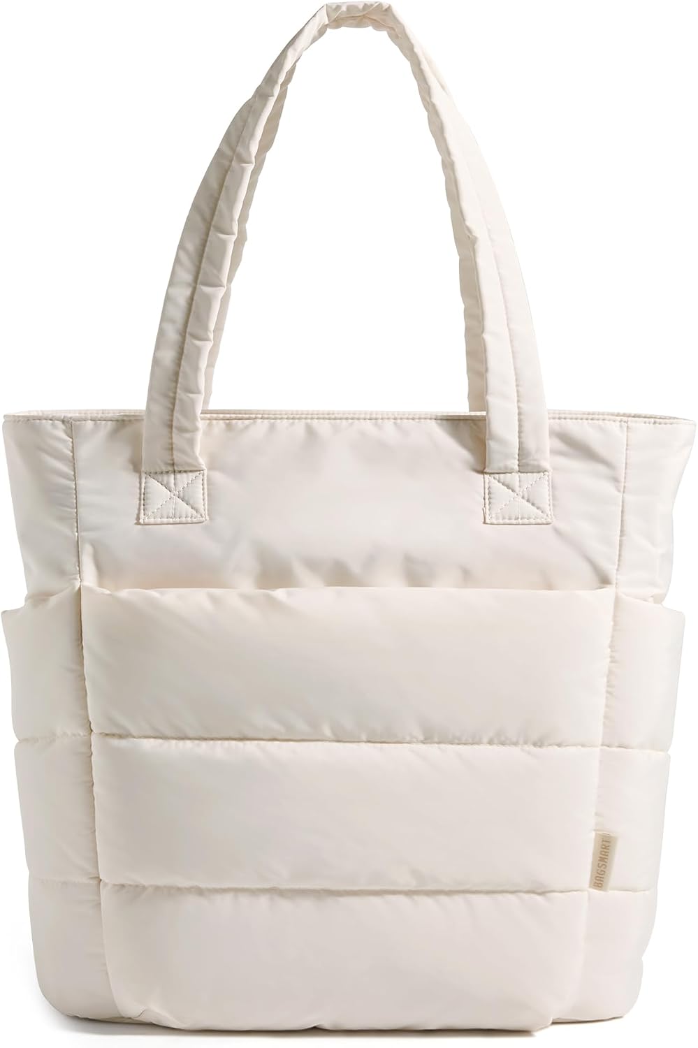 Puffy Tote Bag for Women, Lightweight Work Tote Handbag