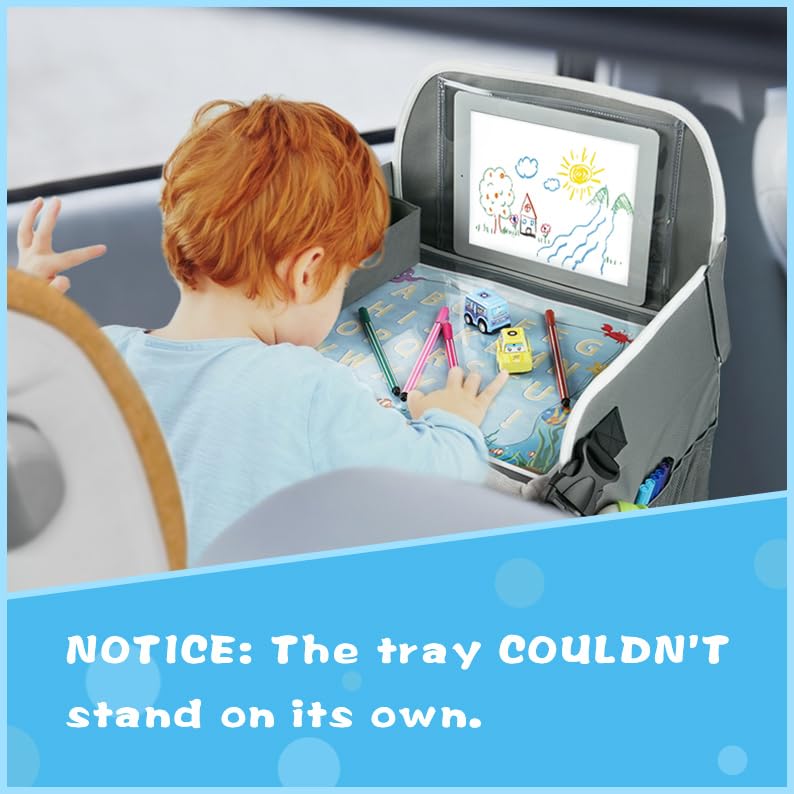 Kids Travel Tray for Toddler Car Seat, Road Trip Activities for Kid