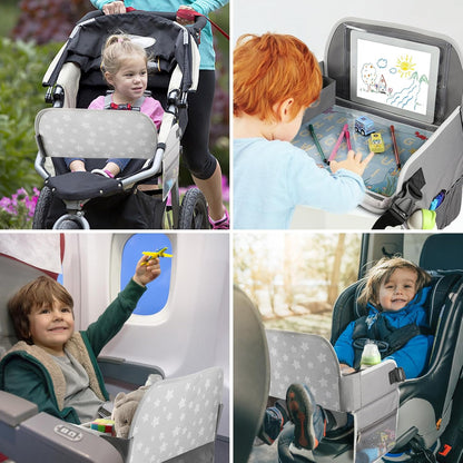 Kids Travel Tray for Toddler Car Seat, Road Trip Activities for Kid