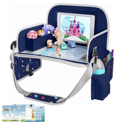 Kids Travel Tray for Toddler Car Seat, Road Trip Activities for Kid