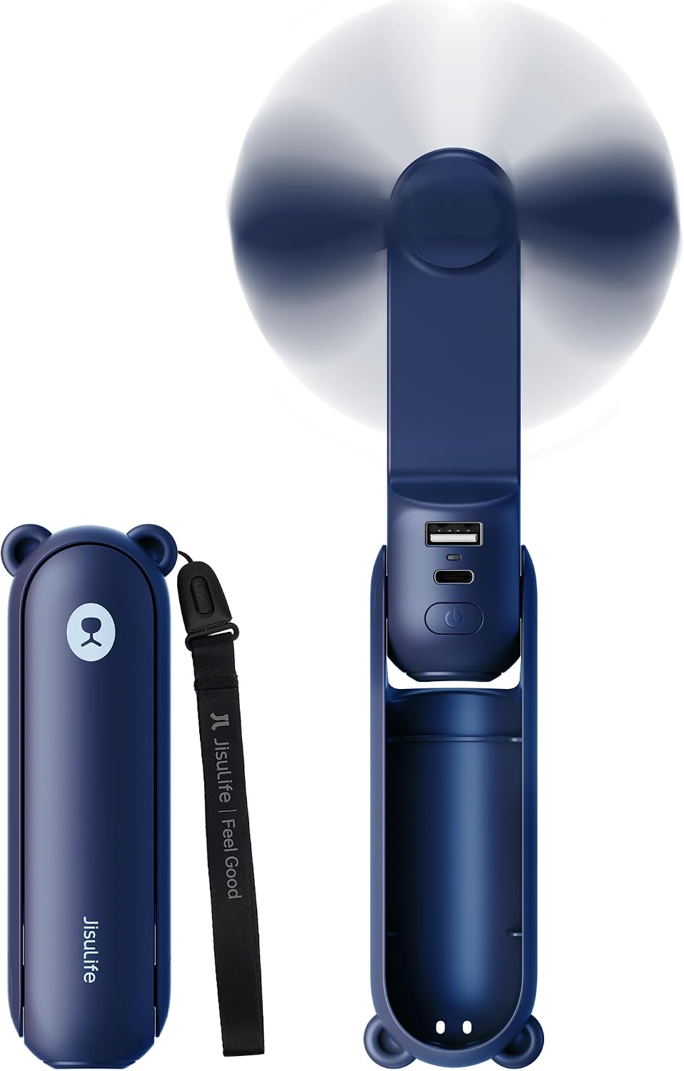 JISULIFE 3 IN 1 Portable Fan with Power Bank & Flashlight Featured