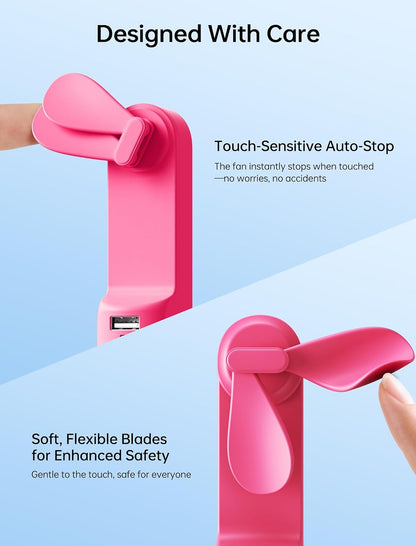 JISULIFE 3 IN 1 Portable Fan with Power Bank & Flashlight Featured