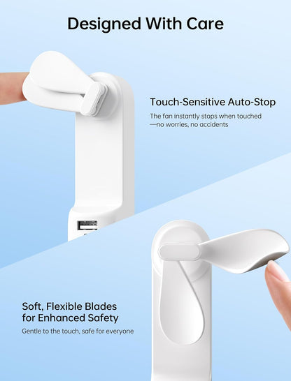 JISULIFE 3 IN 1 Portable Fan with Power Bank & Flashlight Featured