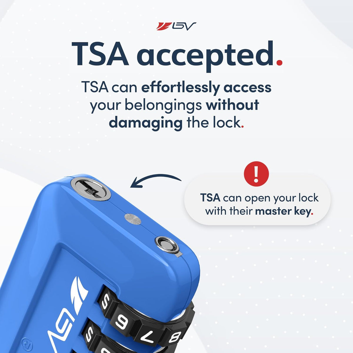 TSA Accepted Luggage Travel Lock, Set-Your-Own Combination Lock for School Gym Locker, Luggage Suitcase Baggage Locks, Filing Cabinets, Toolbox, Case (Black)