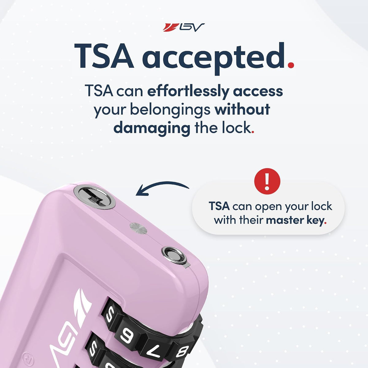 TSA Accepted Luggage Travel Lock, Set-Your-Own Combination Lock for School Gym Locker, Luggage Suitcase Baggage Locks, Filing Cabinets, Toolbox, Case (Black)