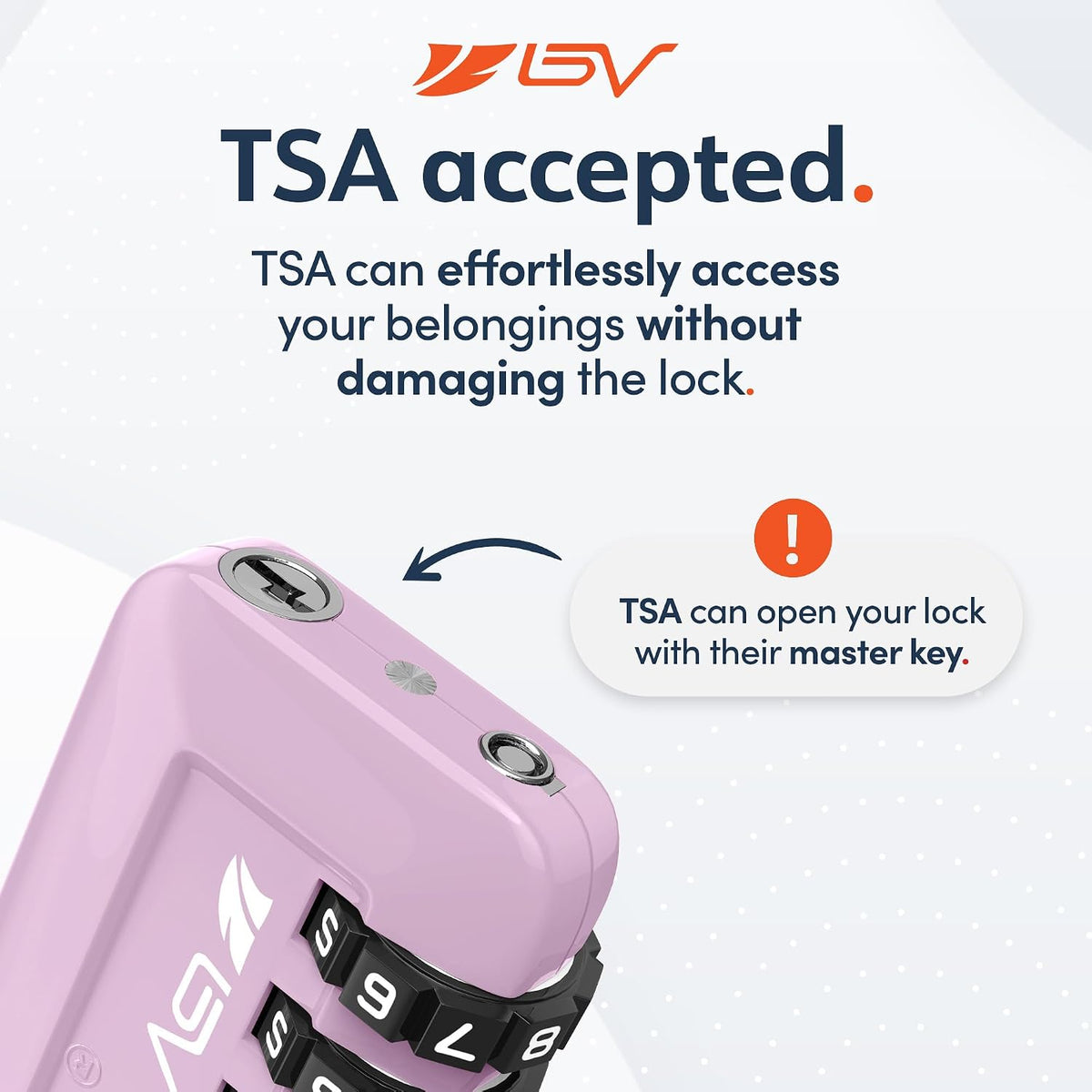 TSA Accepted Luggage Travel Lock, Set-Your-Own Combination Lock for School Gym Locker, Luggage Suitcase Baggage Locks, Filing Cabinets, Toolbox, Case (Black)