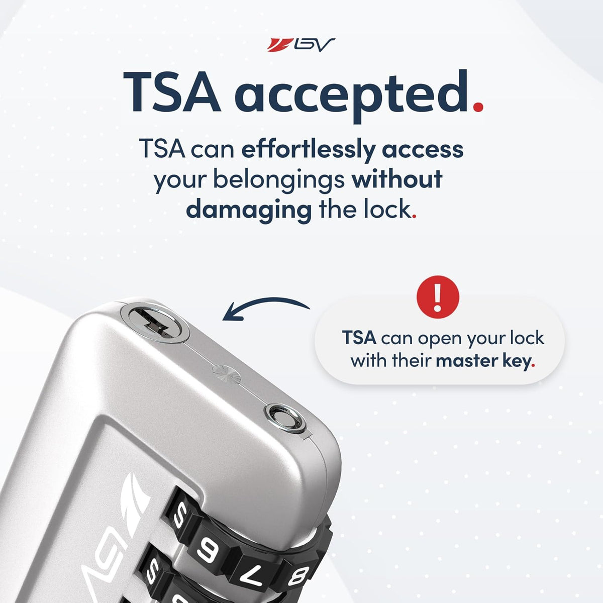 TSA Accepted Luggage Travel Lock, Set-Your-Own Combination Lock for School Gym Locker, Luggage Suitcase Baggage Locks, Filing Cabinets, Toolbox, Case (Black)