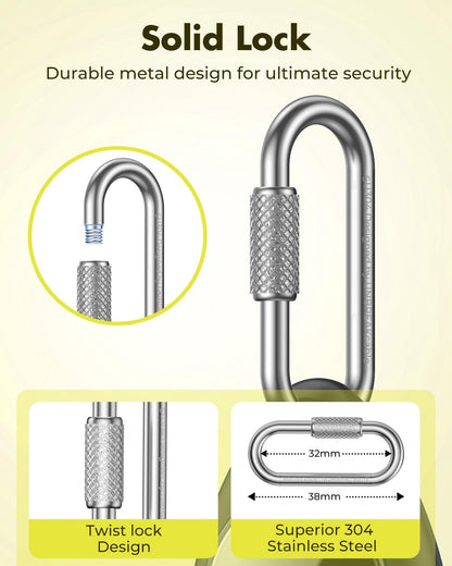for AirTag Holder Case with Professional Carabiner, 4 Pack