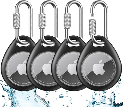 for AirTag Holder Case with Professional Carabiner, 4 Pack