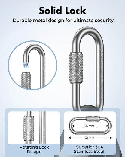 for AirTag Holder Case with Professional Carabiner, 4 Pack