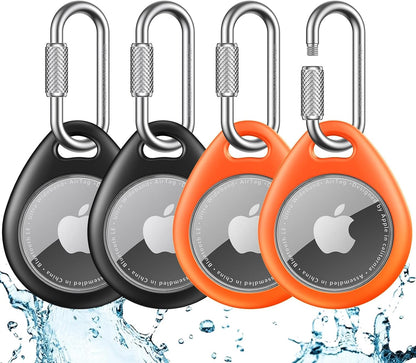 for AirTag Holder Case with Professional Carabiner, 4 Pack