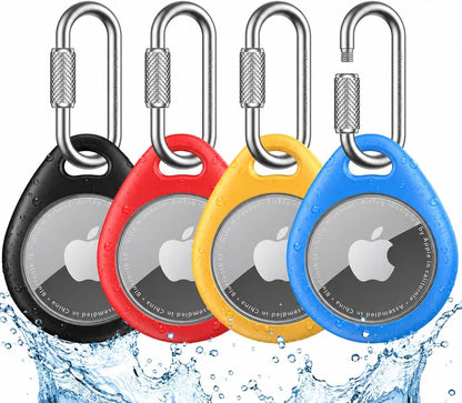 for AirTag Holder Case with Professional Carabiner, 4 Pack
