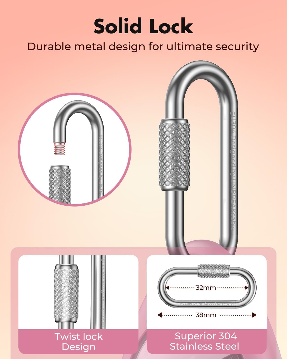 for AirTag Holder Case with Professional Carabiner, 4 Pack