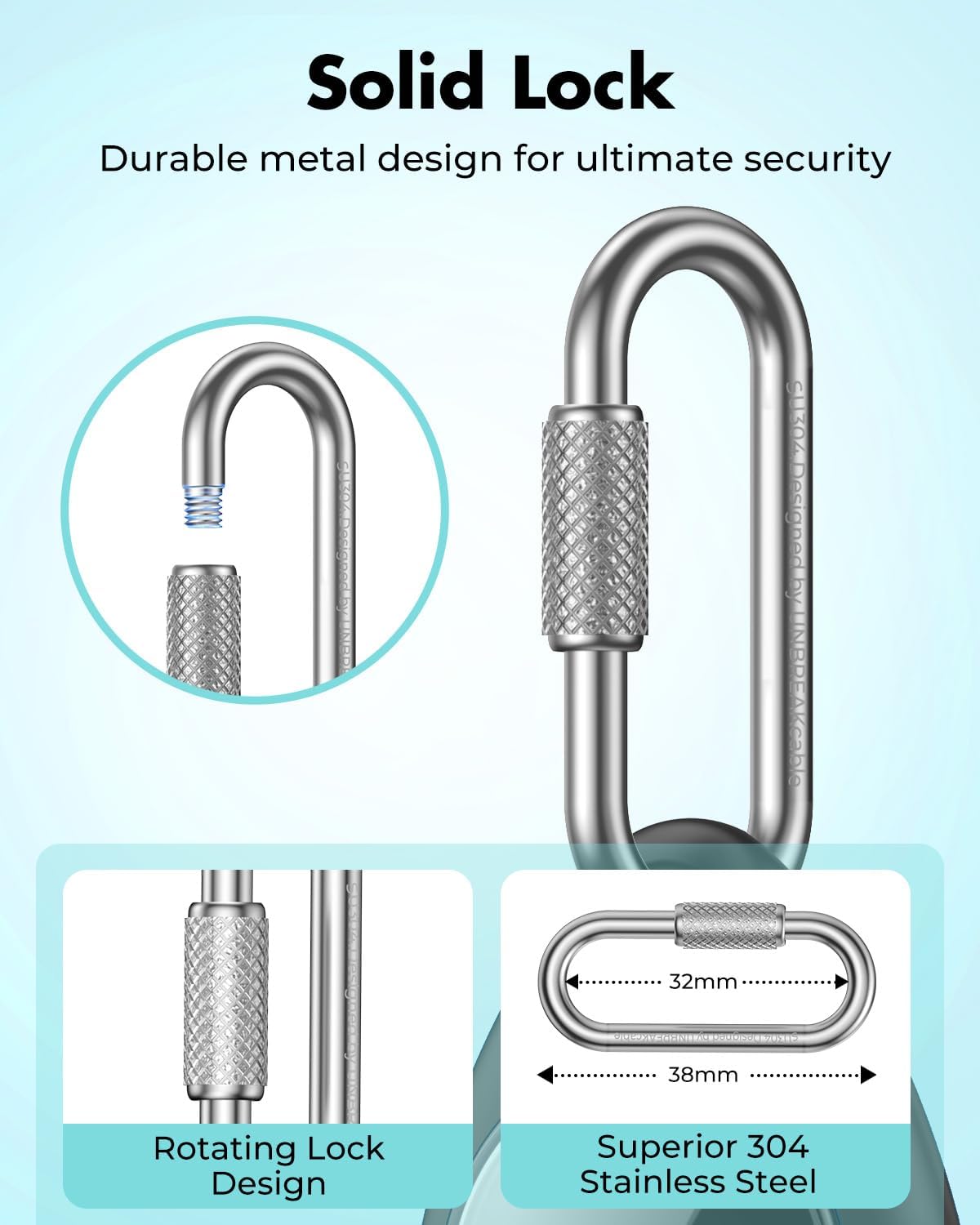 for AirTag Holder Case with Professional Carabiner, 4 Pack
