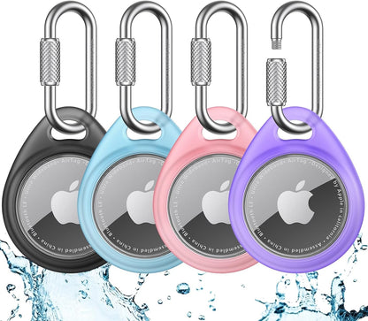 for AirTag Holder Case with Professional Carabiner, 4 Pack