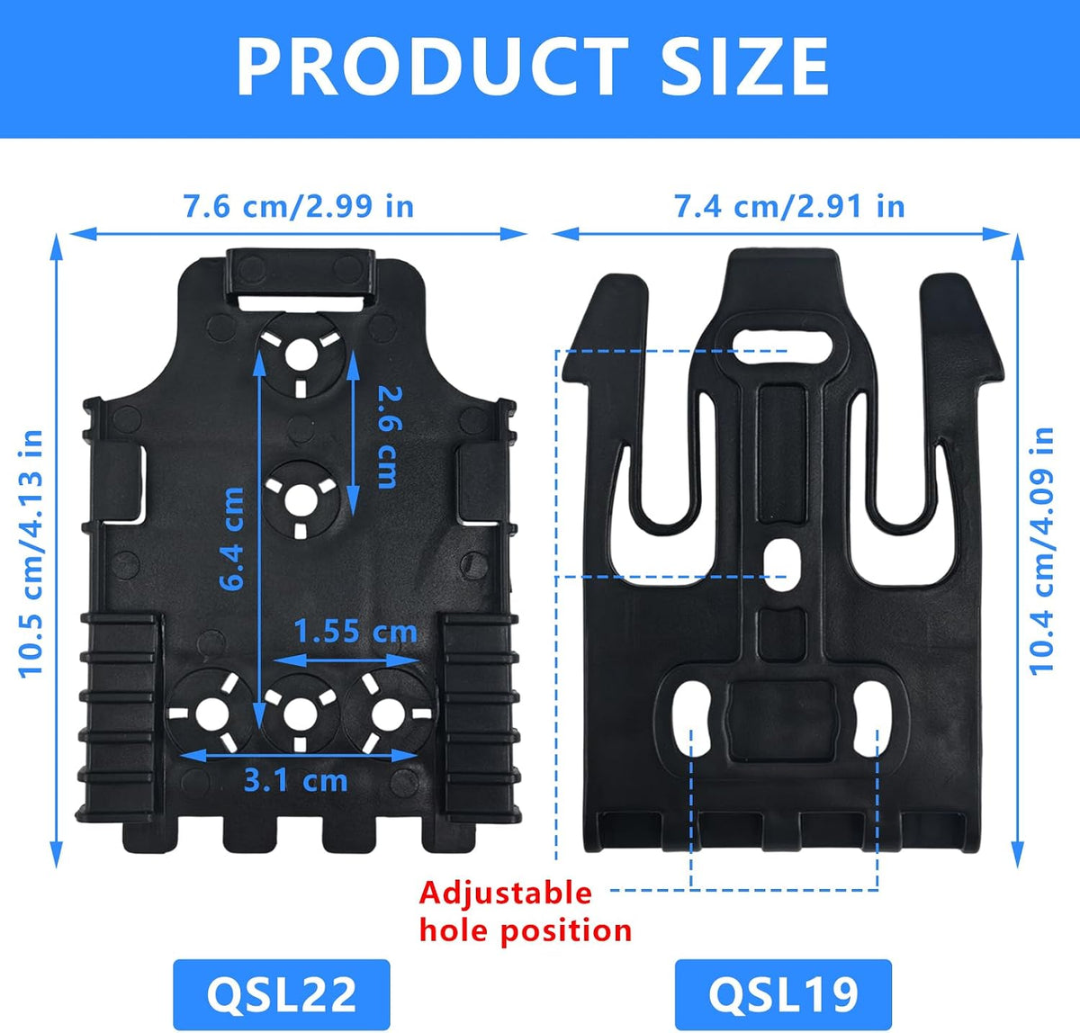 LAFENLIN TSA Lock for Gun Case, 3-Dial Combo Padlock, 2 Pack