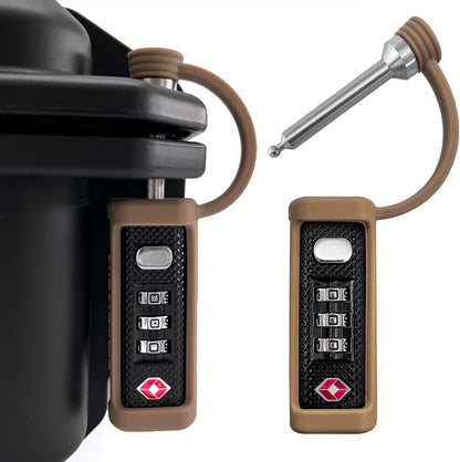 LAFENLIN TSA Lock for Gun Case, 3-Dial Combo Padlock, 2 Pack