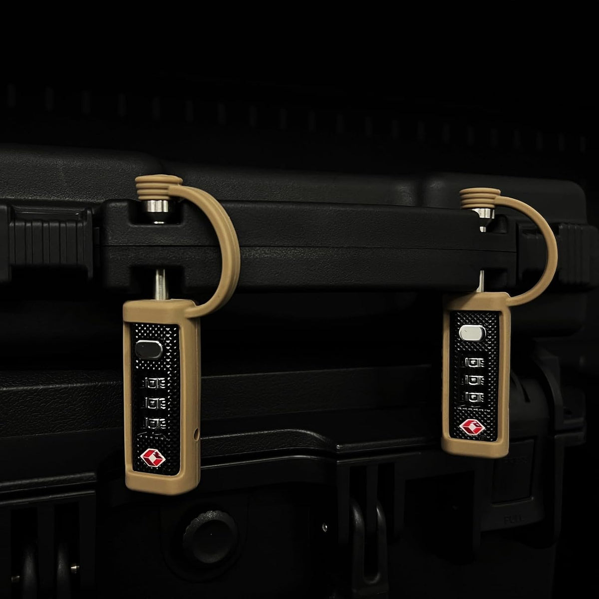 LAFENLIN TSA Lock for Gun Case, 3-Dial Combo Padlock, 2 Pack