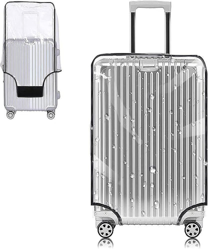 Clear PVC Suitcase Cover Protectors 30 Inch Luggage Cover Protectors for Wheeled Suitcase 30''