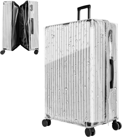 Clear PVC Suitcase Cover Protectors 30 Inch Luggage Cover Protectors for Wheeled Suitcase 30''