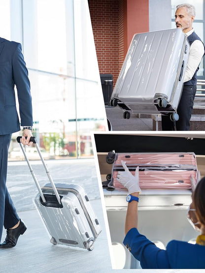 Clear PVC Suitcase Cover Protectors 30 Inch Luggage Cover Protectors for Wheeled Suitcase 30''