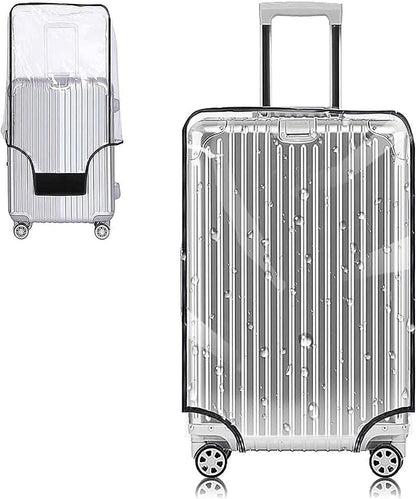Clear PVC Suitcase Cover Protectors 30 Inch Luggage Cover Protectors for Wheeled Suitcase 30''