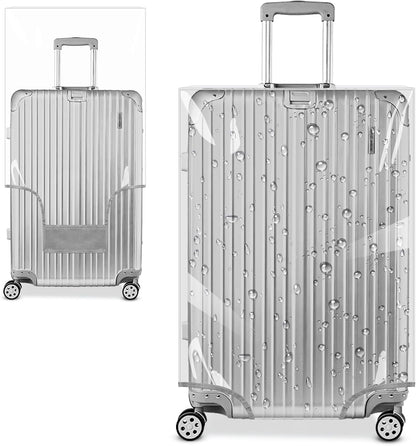 Clear PVC Suitcase Cover Protectors 30 Inch Luggage Cover Protectors for Wheeled Suitcase 30''