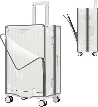 Clear PVC Suitcase Cover Protectors 30 Inch Luggage Cover Protectors for Wheeled Suitcase 30''