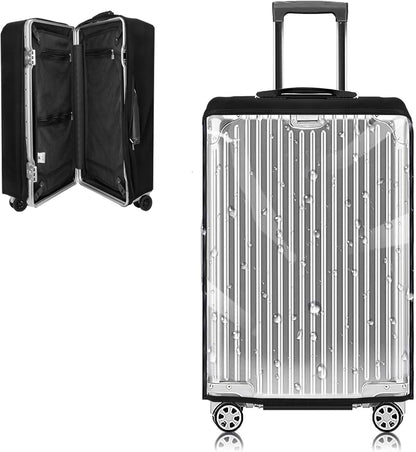 Clear PVC Suitcase Cover Protectors 30 Inch Luggage Cover Protectors for Wheeled Suitcase 30''