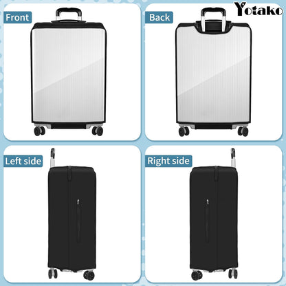 Clear PVC Suitcase Cover Protectors 30 Inch Luggage Cover Protectors for Wheeled Suitcase 30''