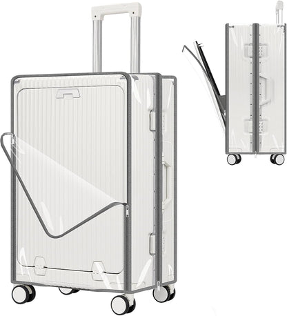 Clear PVC Suitcase Cover Protectors 30 Inch Luggage Cover Protectors for Wheeled Suitcase 30''