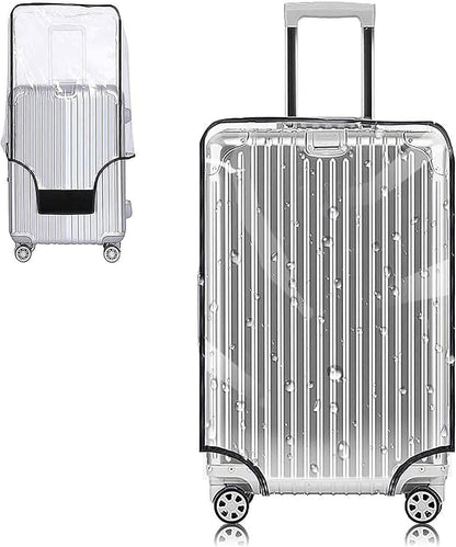 Clear PVC Suitcase Cover Protectors 30 Inch Luggage Cover Protectors for Wheeled Suitcase 30''