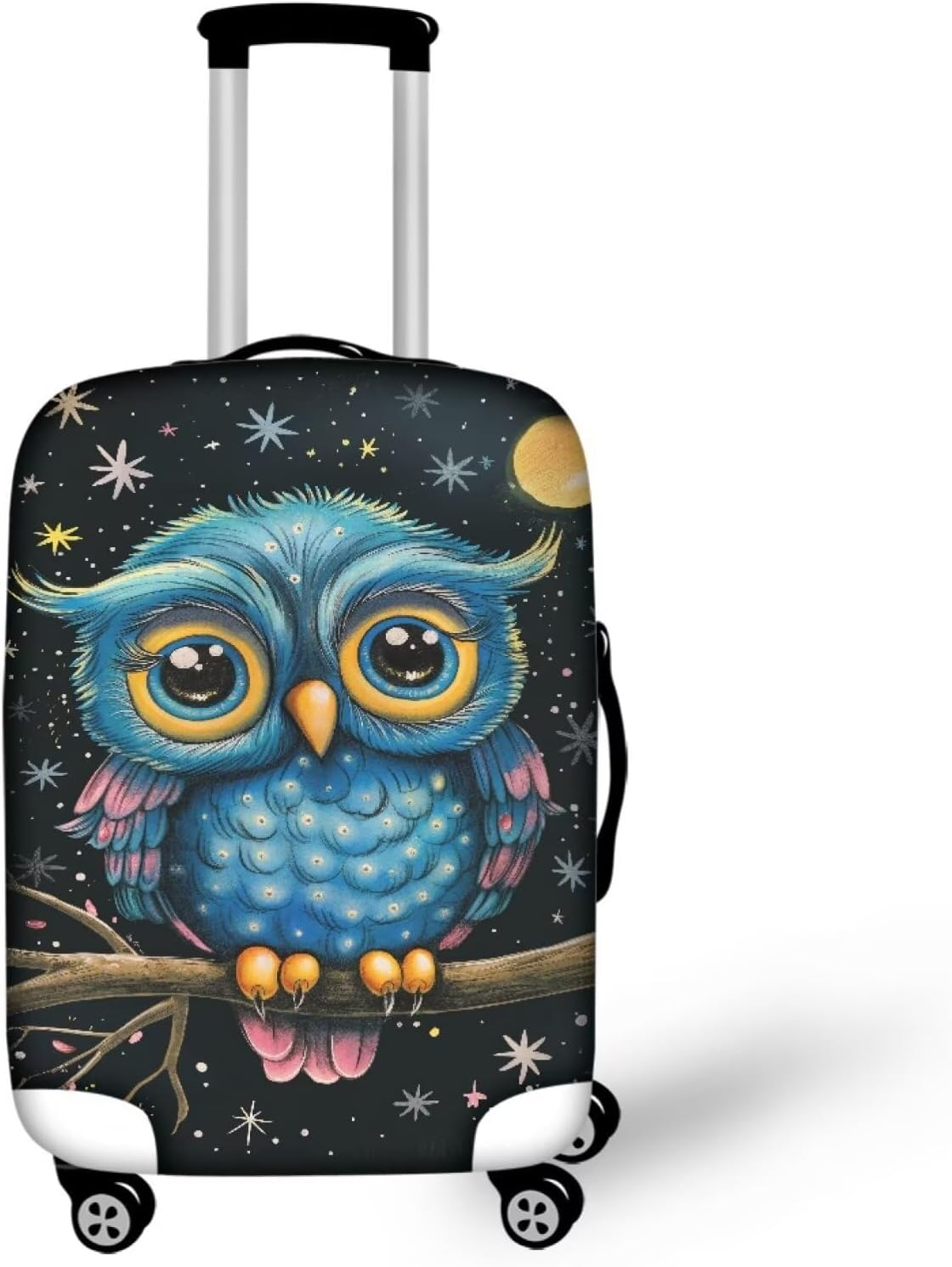 Purple Butterflies Luggage Cover for Women Girls,Cute Travel Suitcase Protector Washable Anti-scratch Suitcase Covers,Fit 30-32inch - Colors B
