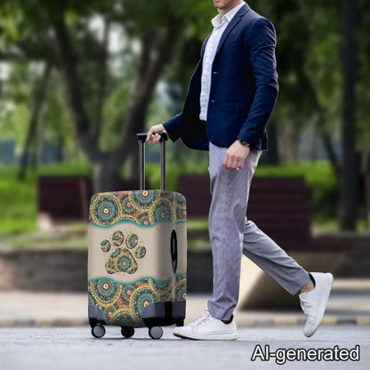 Purple Butterflies Luggage Cover for Women Girls,Cute Travel Suitcase Protector Washable Anti-scratch Suitcase Covers,Fit 30-32inch - Colors B
