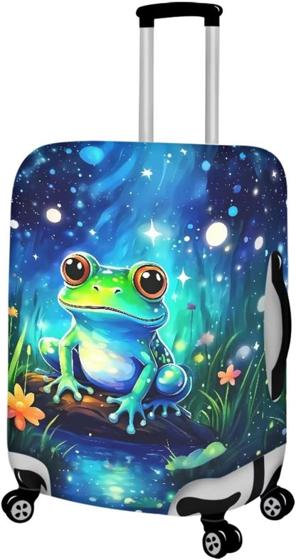Purple Butterflies Luggage Cover for Women Girls,Cute Travel Suitcase Protector Washable Anti-scratch Suitcase Covers,Fit 30-32inch - Colors B
